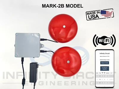 NEW  - MARK-2B Factory break time alarm bell, notification system for warehouse - Image 1 of 4