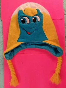 The SMURFS Girls SMURFETTE Beanie Cap, Hat w/ Ponytails Size 4-16 Peyo - Picture 1 of 12