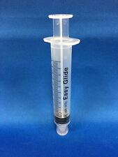 100 Easy Glide Syringes Sterile LUER LOCK 10cc / 10ml with 100 Yellow Tip Caps 
