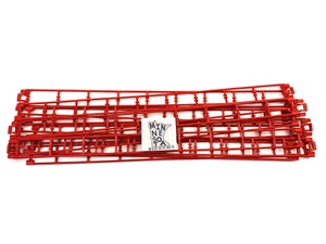 12 Micro Knex Roller Coaster Track Red 16" Straight K'NEX Parts - Picture 1 of 5