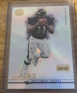 2001 Pacific Dynagon Premiere Date Jamal Lewis S/N 124/135 Card # 7 Ravens - Bild 1 von 3