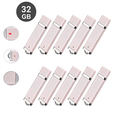 10Pack USB 3.0 Flash Drives 32GB Memory Storage Stick Thumb Pen Drive Jump Drive - Image 1 of 4