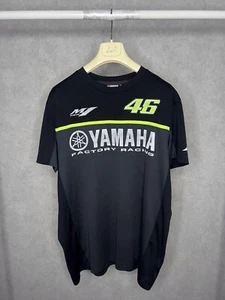 Yamaha Official Valentino Rossi VR46 Factory Racing T-Shirts Schwarz Größe XXL - Bild 1 von 5