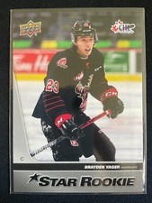 Brayden Yager 2021-22 Upper Deck CHL Star Rookie Base RC Card #404  **Penguins**