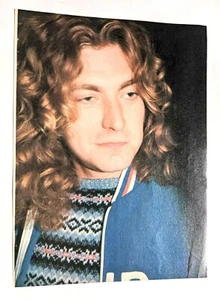 PÓSTER PINUP DE PÁGINA COMPLETA LED ZEPPELIN / DAVID BOWIE / ROBERT PLANT REVISTA AÑOS 70 - Imagen 1 de 3