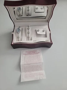 Vintage Renaissance Quartz Watch Set/Bracelet & Earrings W/Box/READ DETAILS - Picture 1 of 17