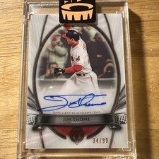 2018 Topps Tribute Baseball  Jim Thome Tribute To The Moment/99 autograph 