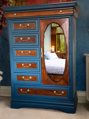 Vintage Hand-Painted Lexington Furniture Co. Dresser Cover