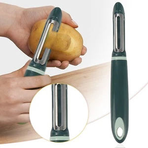 Stainless Steel Peeler Set - 360° Swivel Blade for Potato/Apple/Carrot Kitchen - Picture 1 of 2