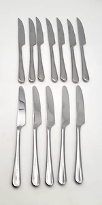 Hampton Silversmiths Tomodachi 18/10 Stainless Poise 7 Steak & 5 Dinner Knives - Picture 1 of 6