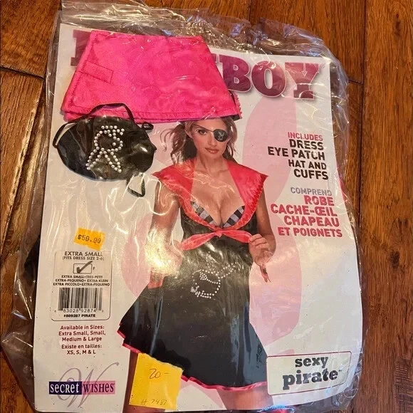 Playboy Sexy Pirata Disfraz Set XS XTRASMALL NUEVO Foto 1 de 2