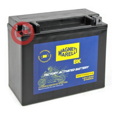 Battery YTX20-BS Marelli Sigilled Harley XLH Sportster Annv. 1200 1993 - Image 1 of 4