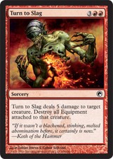 MTG Turn to Slag - Foil x1 Scars of Mirrodin NM-Mint, English