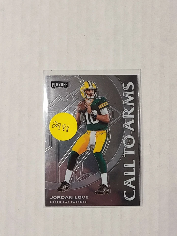 2020 Panini Playoff Football Jordan Love Call To Arms - Image 1 of 1