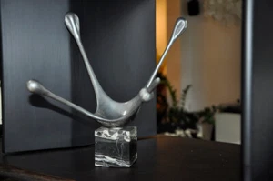Louis Molinari Skulptur 47/100 Evry "La Goutte D'eau" 1975 Sculpture - Picture 1 of 18