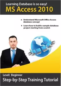 Learn Microsoft Office Access 2010 and Excel 2010 Training Tutorial - 2 CD - Picture 1 of 2