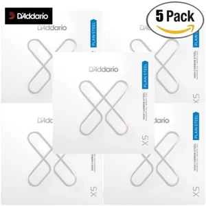 5-PACK D'Addario XS .009 Plain Steel Single String Guitar Strings XSPL009 - Picture 1 of 1
