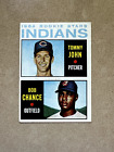 1964 Topps #146 Rookie Stars Tommy John RC Bob Chance RC INDIANS ROOKIE STARS EX