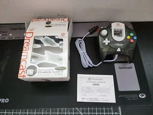 Official OEM Sega Dreamcast Millennium 2000 Smoke Black Controller In Box - Picture 1 of 11