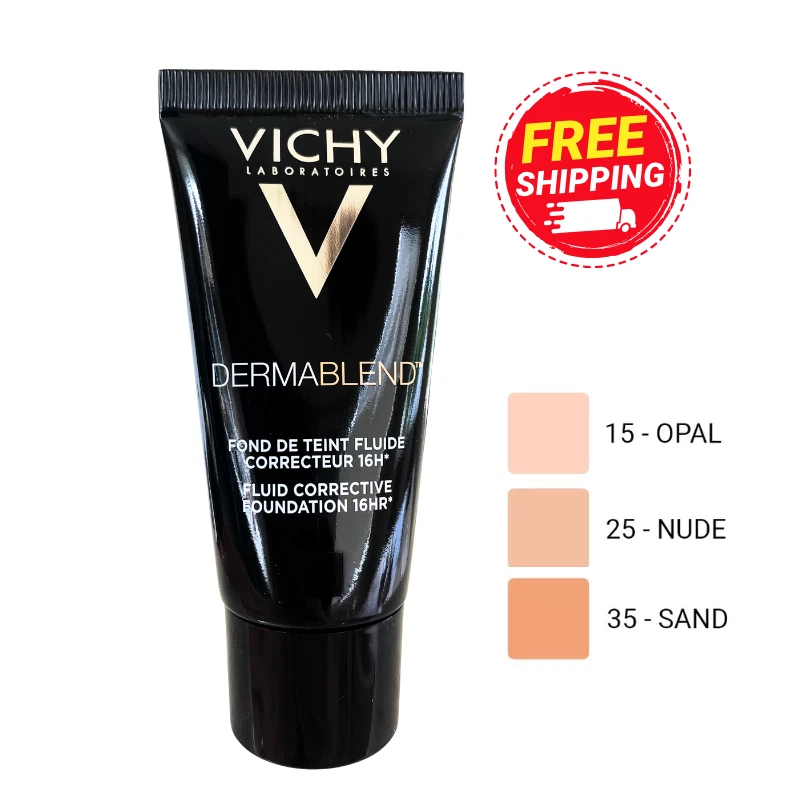 Base líquida Vichy Dermablend 16H SPF28 30 ml *Elige* 15,25,35 Foto 1 de 1