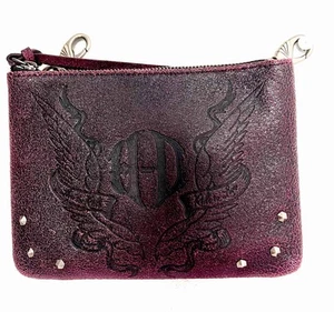HD Hip Bag & Crossbody Custom Distressed Stud Leather Purse - Picture 1 of 12