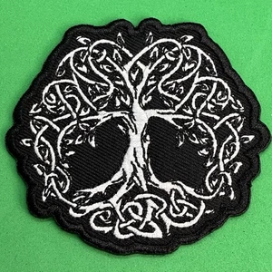 🔥 PREMIUM Tree of Life Vikings Norse Embroidered Patch Iron on 3” Yggdrasil - Picture 1 of 4