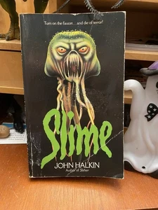 Slime von John Halkin - sehr seltenes Vintage Horror Taschenbuch - akzeptabler Zustand - Bild 1 von 6