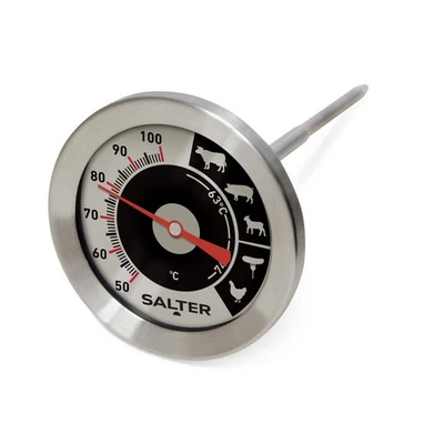 Salter Thermometer Analogue Meat Kitchen Food Temperature Probe Stainless Steel - Image 1 of 4