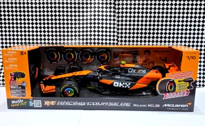 Coche Maisto McLaren Fórmula 1 R/C *1/10 MCL38 LANDO 21 pulgadas batería de coche + recargable Foto 1 de 4