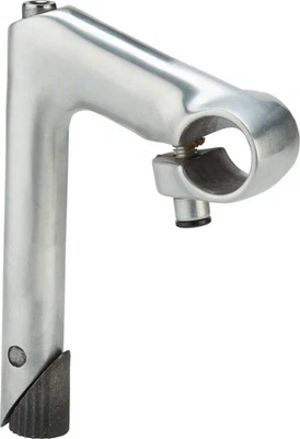 Zoom HE 1" Quill Stem - 100mm, 25.4 Clamp, -17, 22.2-24tpi Quill, Aluminum, Silv - Image 1 of 2