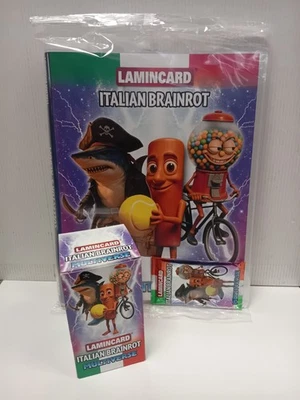ALBUM RACCOGLITORE ITALIAN BRAINROT MULTIVERSE +SCATOLA 24 BUSTINE LAMINCARD