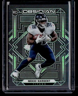 2021 Panini Obsidian #155 Mekhi Sargent Electric Etch Green SN,RC - Image 1 of 2