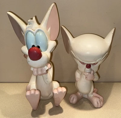 1997 年华纳兄弟商店展示雕像 Pinky & The Brain (Pinky Head 胶合) — 第 1/4 张图片