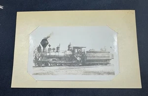 Old Photograph Photo Central Pacific #172 Train Locomotive Rocklin, CA 1872 - Picture 1 of 2