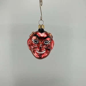Christopher Radko HOT HEAD Devil Halloween Glass Ornament - Picture 1 of 6