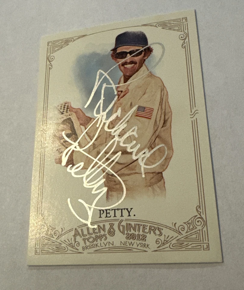 Richard Petty NASCAR Champ 2012 Topps Allen & Ginter Autograph Signed Card #61 - Image 1 of 1