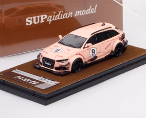 CZ QD 1:64 Pink RS6 C7 DTM #9 Wagon Sports Model Diecast Resin Car - Picture 1 of 7