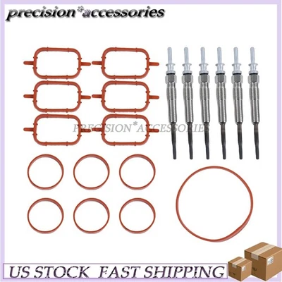 New Glow Plug Service Kit Fits BMW E90 335d E70 X5 xDrive35d 0250603009 - Imagem 1 de 4