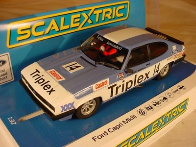 Scalextric Ford Capri Mk3 #14 Triplex Gerry Marshall C4544 T MB DPR - Bild 1 von 4