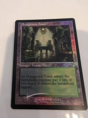 Overgrown Tomb (Retro Frame) Ravnica Remastered Foil NM!!! - Image 1 of 2