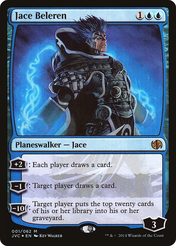 Jace Beleren #1 (Foil) (MP) Duel Decks: Anthology DD3 Magic MTG - Image 1 of 1