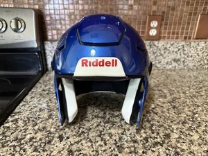 Riddell SpeedFlex Football Helmet NY Giants Metallic Royal Blue NO Mask Adult L - Picture 1 of 12