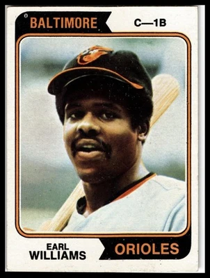 1974 Topps #375 Earl Williams - Image 1 of 2
