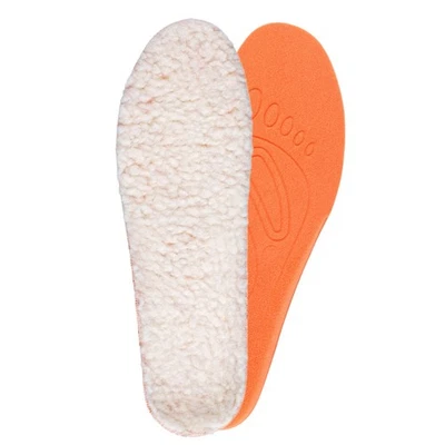 Womens Breathable Insoles Mens Winter Wool Innersoles Comfort Shoe Inserts - Image 1 of 4