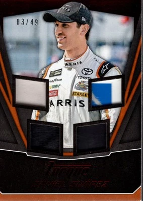 2017 Panini Torque Quad Materials Red #8 Daniel Suarez /49 - Racing - Image 1 of 2