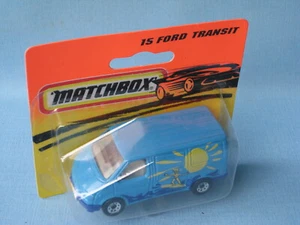 Matchbox Ford Transit Van Blue Body Surfer Toy Model Van 75mm Long Toy Model - Picture 1 of 1
