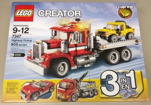 LEGO Creator 7347 Highway Pickup NEW! 3-in-1 Wrecker Tow Truck Crane Sports Car - Picture 1 of 7