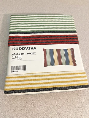 Ikea KUDDVIVA Pillow Cushion Cover.  Striped  16 x 26" (40x65cm). # 22434. New. - Image 1 of 4