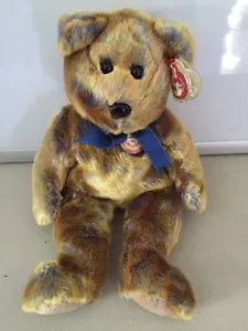 Gorro de peluche TY Ty-dye Clubby III oso de peluche 2000 - Imagen 1 de 8