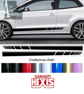 2 X STREIFEN STRIPES FÜR VOLKSWAGEN VW GOLF POLO GTI AUFKLEBER STICKER BD573-6N - Bild 1 von 1